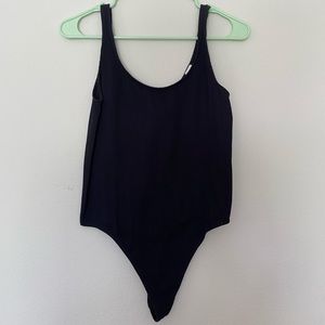 Black tank top body suit